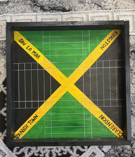 Jamaican ludo board large - ludo,