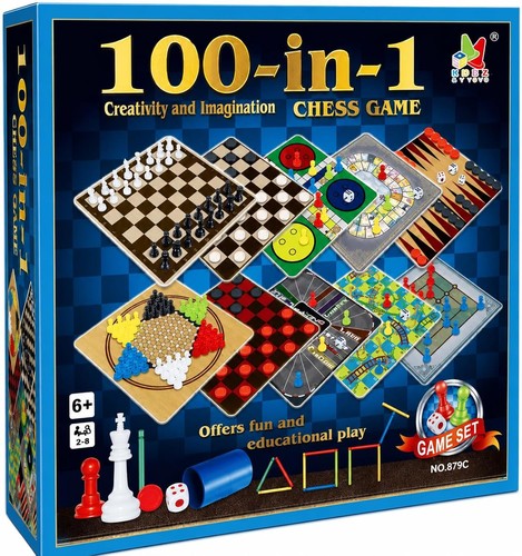 100 classic family - board, games