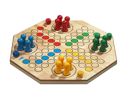 Ludo large wooden - ludo,