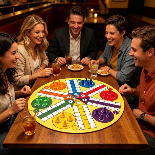 Ludo board game player - ludo, 6