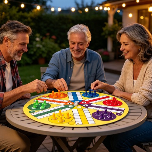 Player ludo board game large - 6,