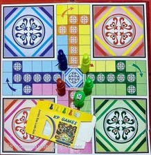Large Ludo Lasani Board Game
