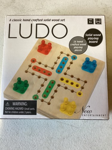 Mini ludo wooden board game - mini,