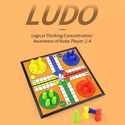 Ludo board game set foldable - set,
