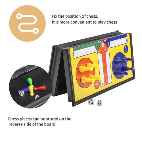 Magnetic ludo game board - ludo,